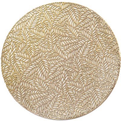 Aspen Design - Gold - Round Placemat