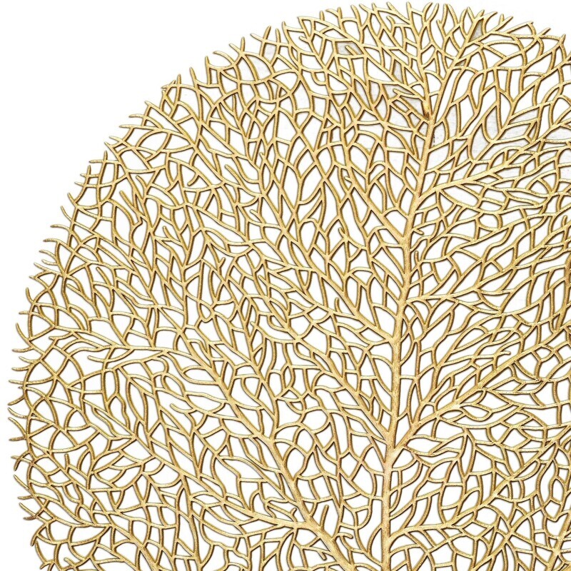 Eden Design - Matt Gold - Round Placemats