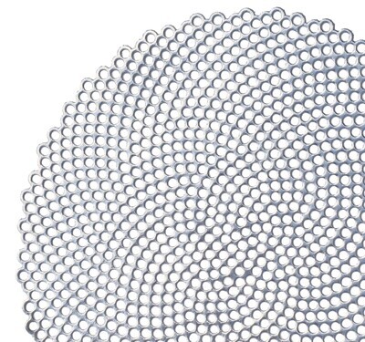 Mosaic Design- Silver - Round Pressed Vinyl Placemat