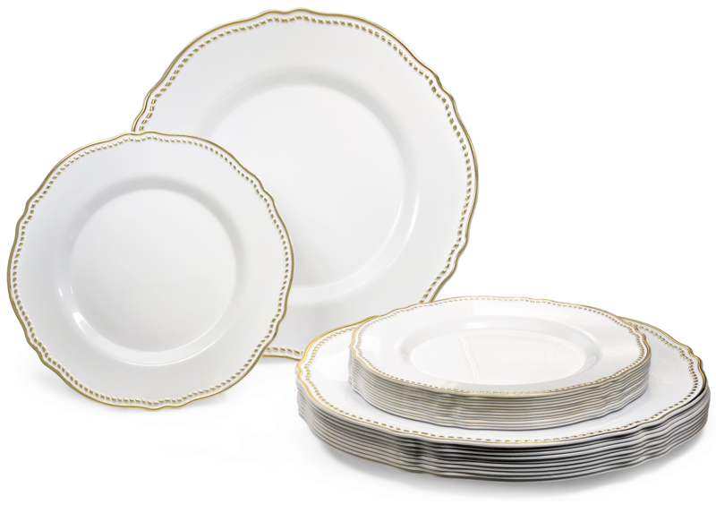 Rochelle White and Gold