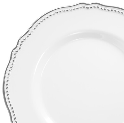 ROCHELLE COLLECTION - WHITE &amp; SILVER