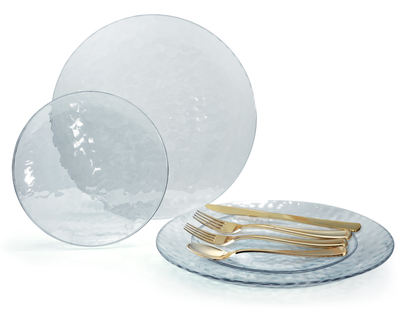 Coastal Clear &amp; Gold Silverware