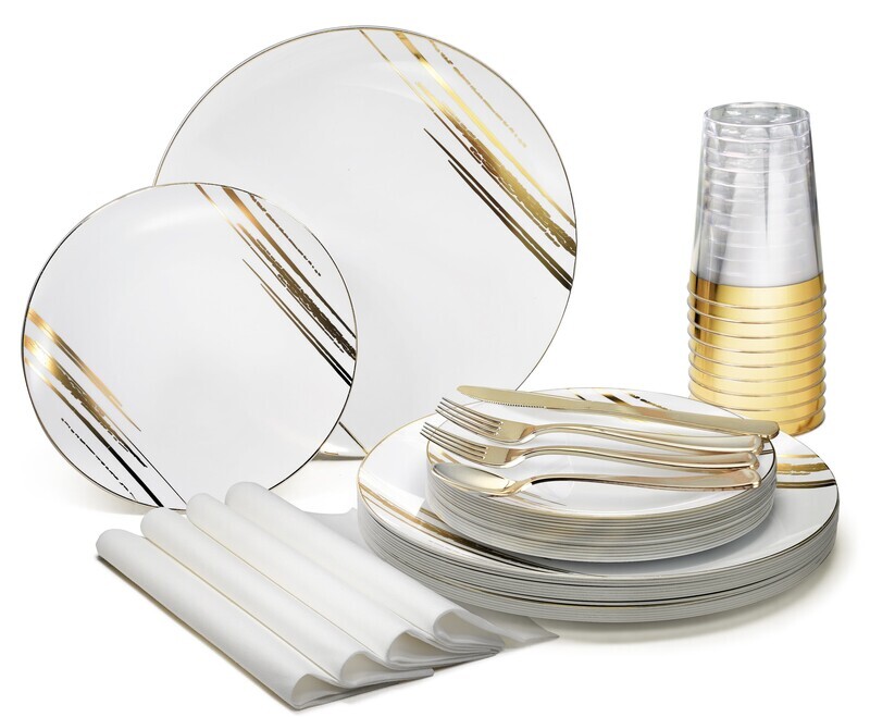 Dali White &amp; Gold - Gold Silverware