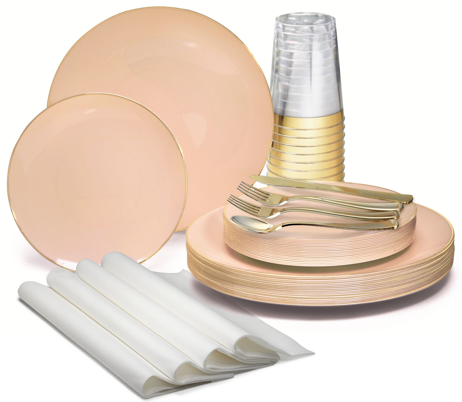 Bali Blush &amp; Gold - Gold Silverware