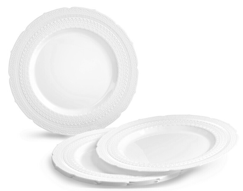 Chateau - Plain White - Silver Silverware