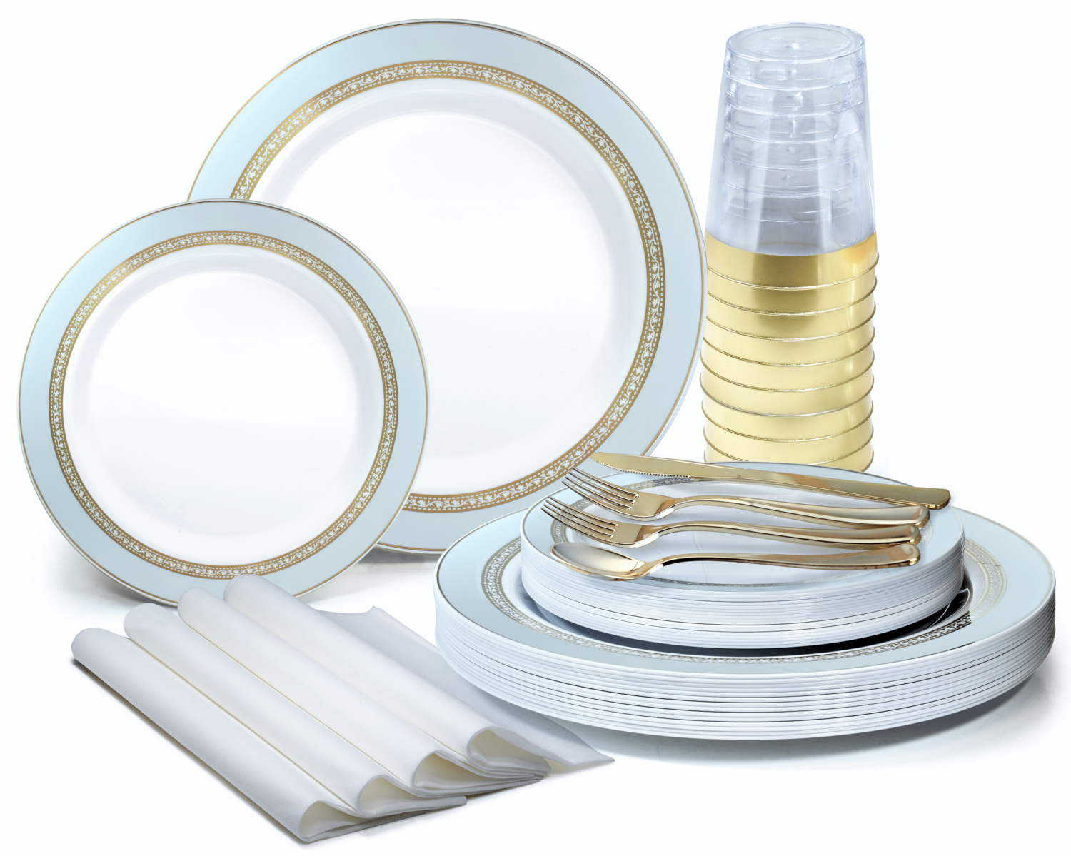 Ritz Blue and Gold - Gold Silverware