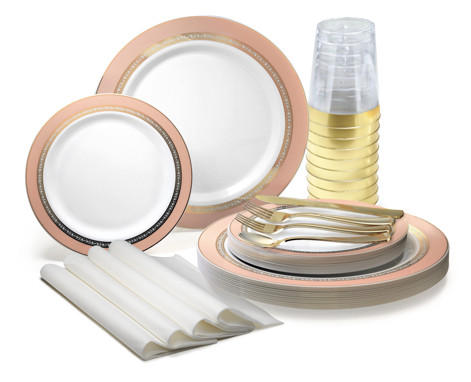 Ritz Blush and Gold - Gold Silverware