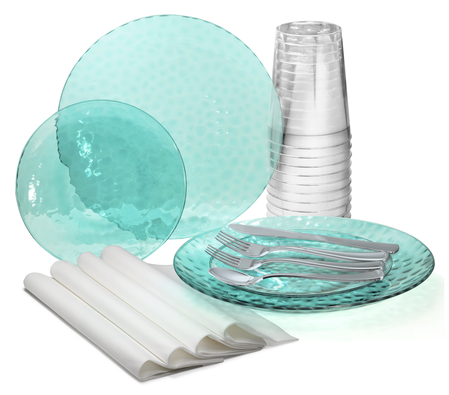 Coastal Clear Blue - Silver Silverware