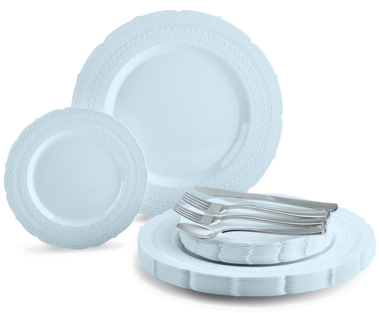 Chateau in Blue + Silverware