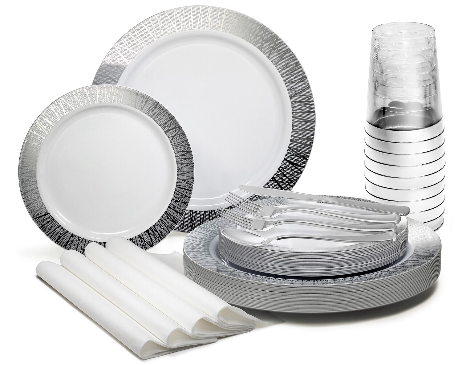 Starlight White &amp; Silver - Silver Silverware