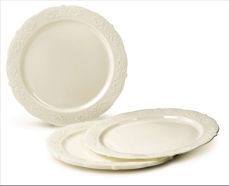 Portofino - Plain Ivory - Gold Silverware