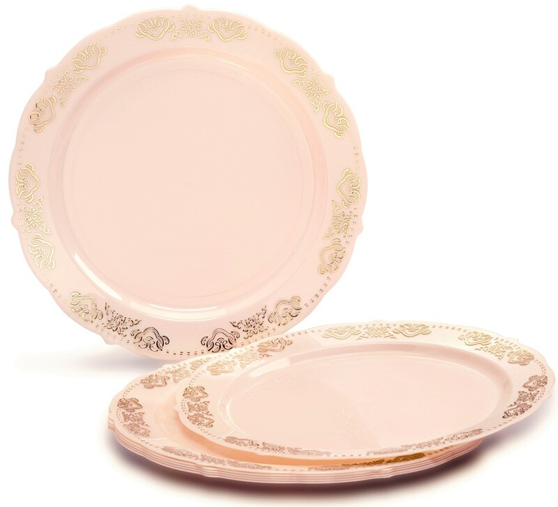 Portofino - Light Pink &amp; Gold - Gold Silverware