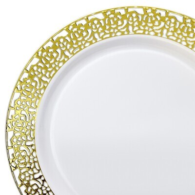 Florence Collection White &amp; Gold