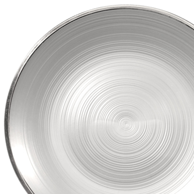 BELIZE COLLECTION - WHITE PEARLED &amp; SILVER