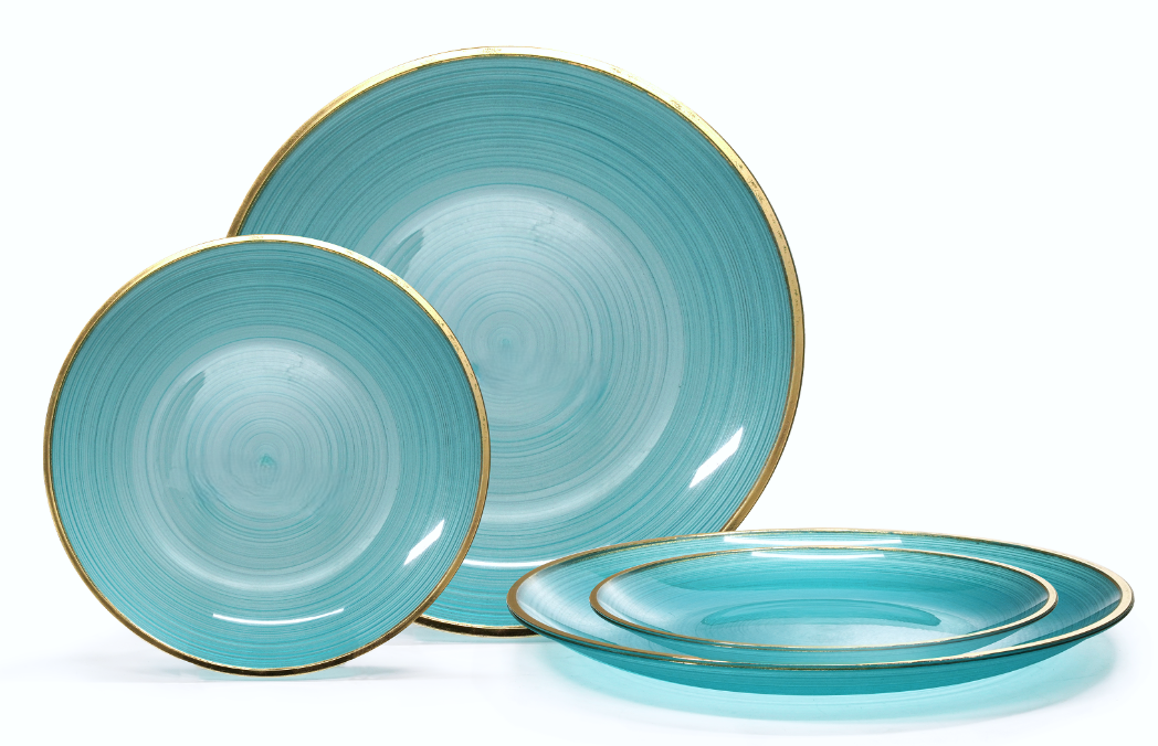 Belize Collection Aqua &amp; Gold