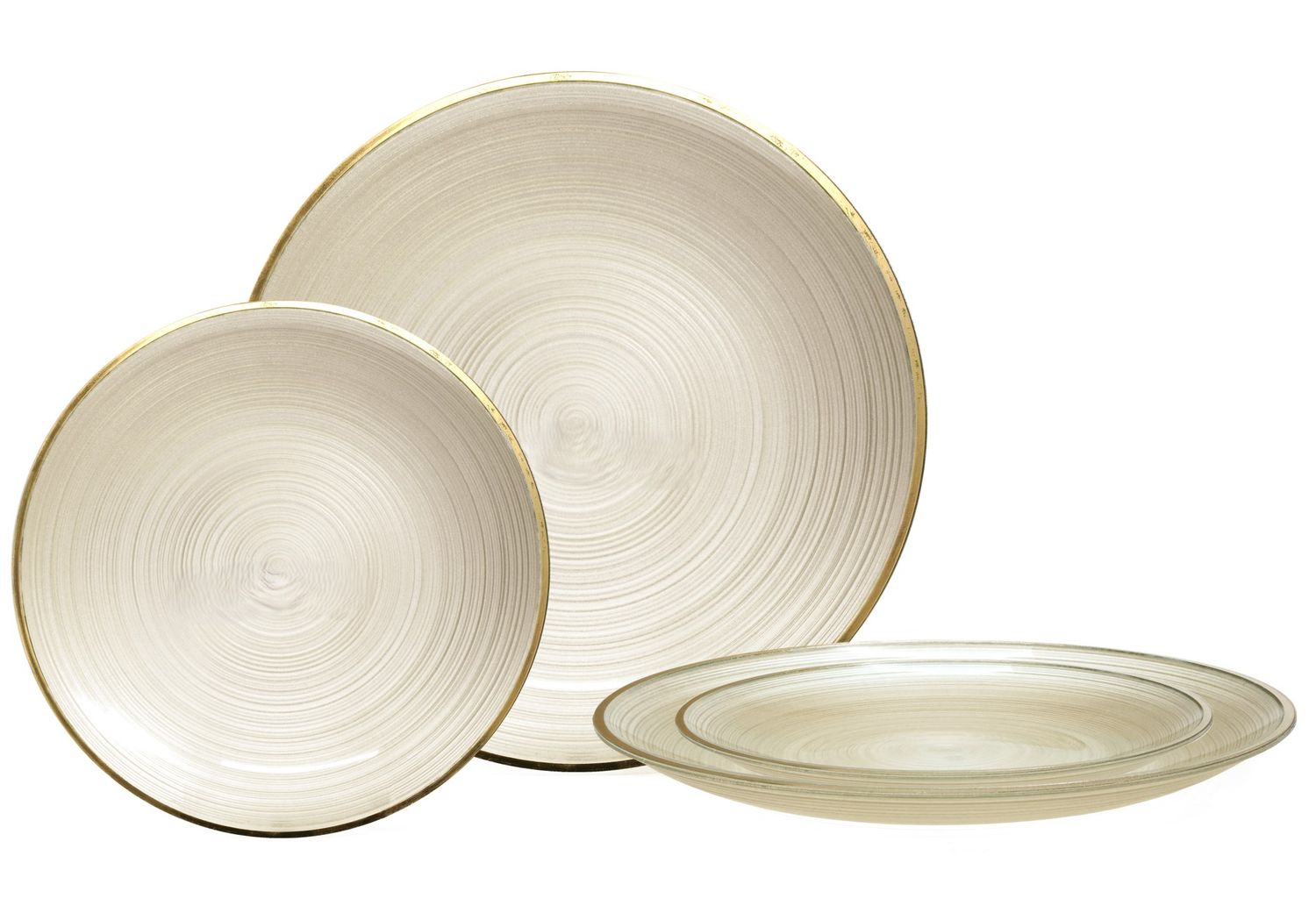 Belize Collection Ivory Pearled &amp; Gold