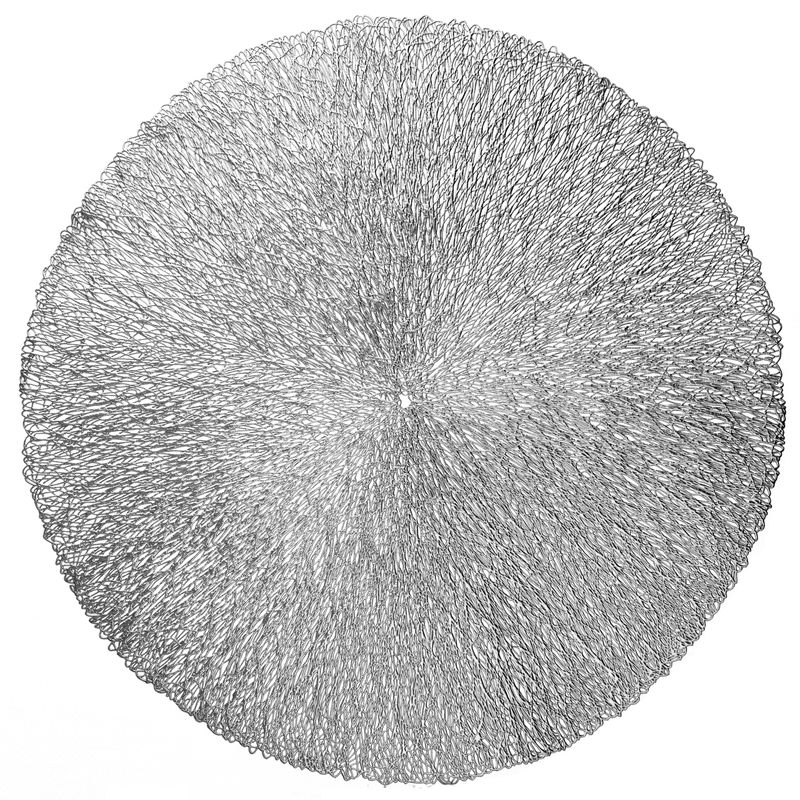 Reef Design - Silver - Round Placemat