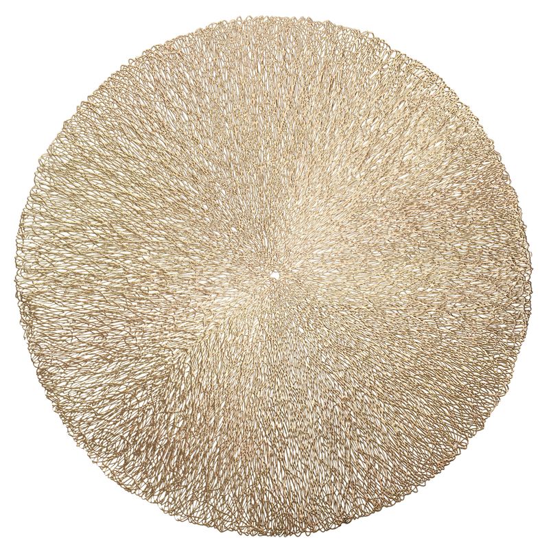 Reef Design - Gold - Round Placemat