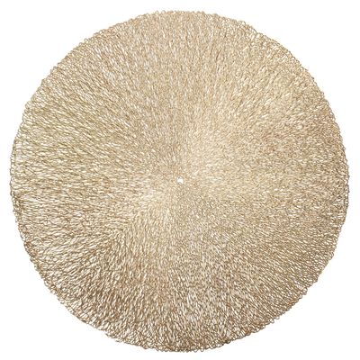 Reef Design - Gold - Round Placemat