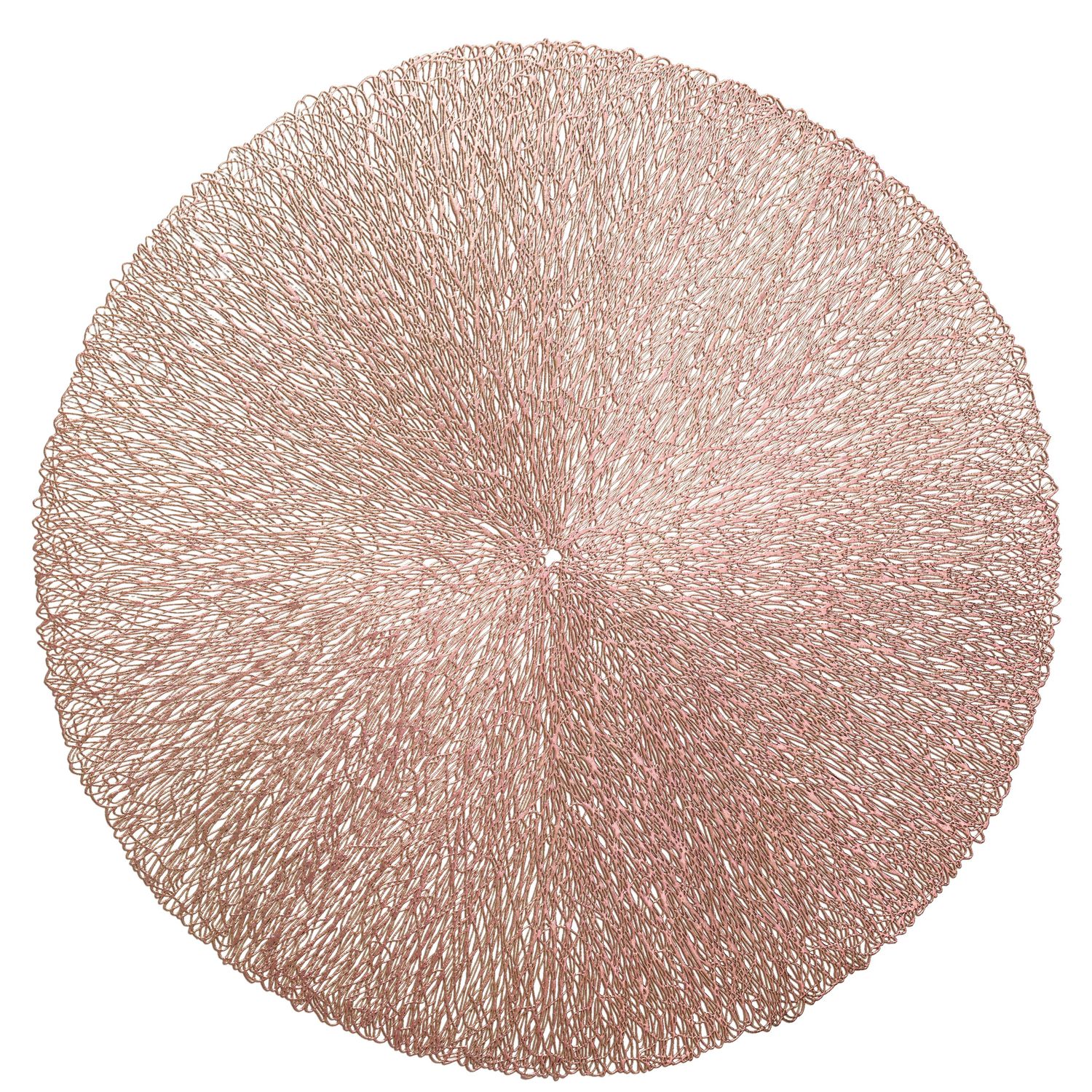 Reef Design - Rose Gold - Round Placemat