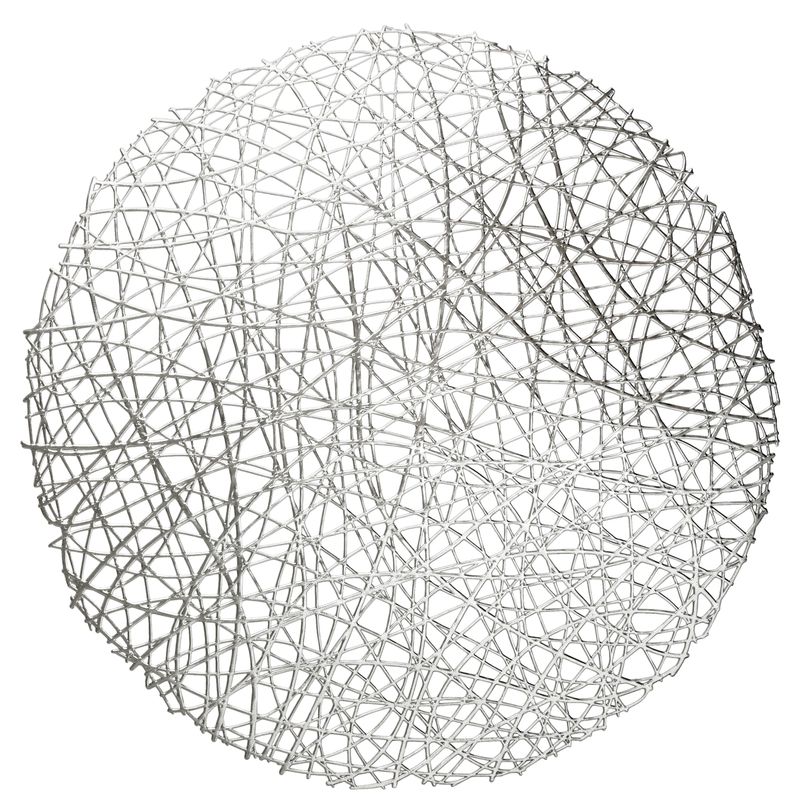 Summer Design - Silver - Round Placemat