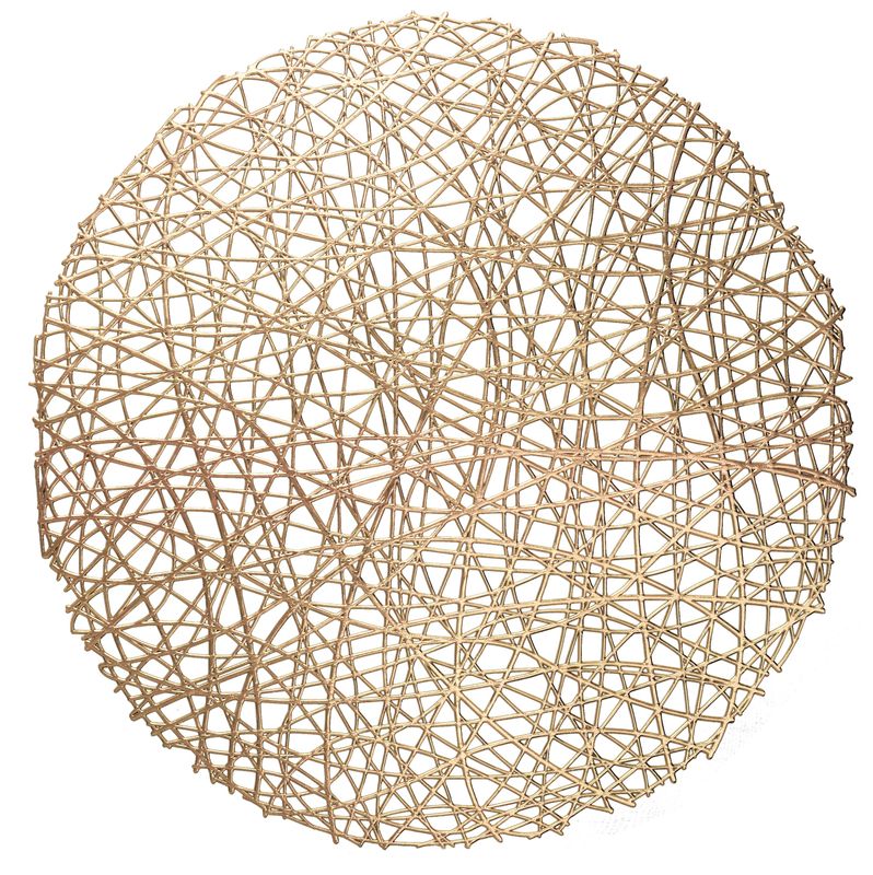 Summer Design - Gold - Round Placemat
