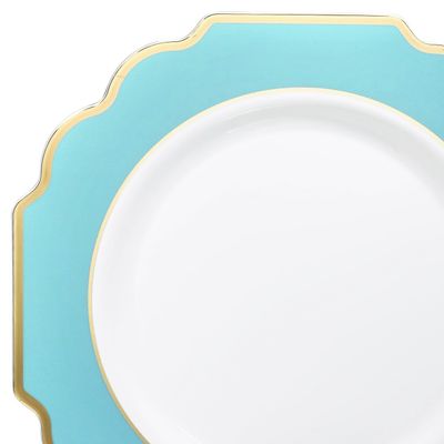 SCALLOPE COLLECTION - TURQUOISE &amp; GOLD