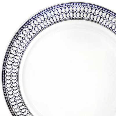 ODISSEY COLLECTION - WHITE &amp; BLUE/SILVER