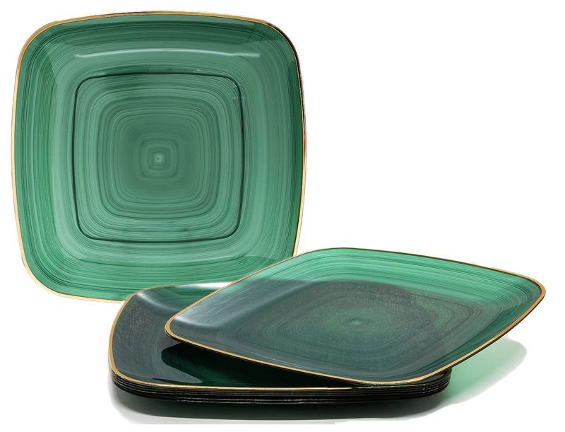 Belize Collection Square Green &amp; Gold