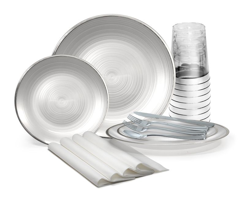 Belize Pearl White &amp; Silver- Silver Silverware