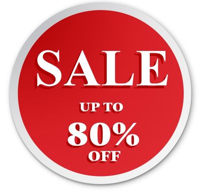 SALE 80% OFF