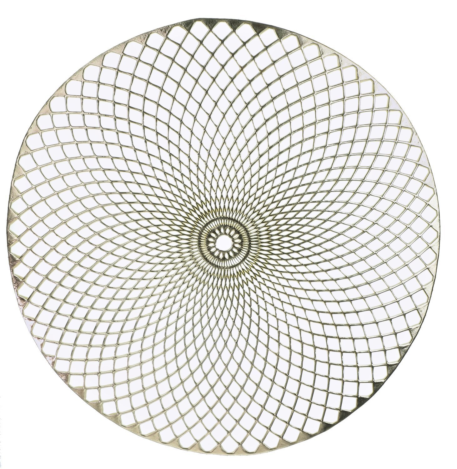 Eclipse Gold Pressed Vinyl Placemat  -1 PIECE SAMPLE -