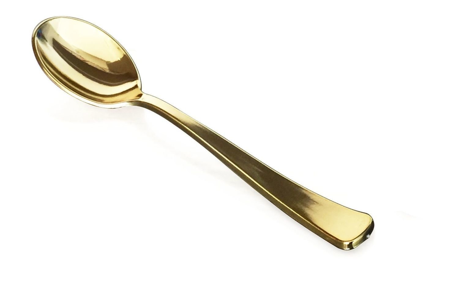 Plastic Gold Spoon  -1 PIECE SAMPLE -