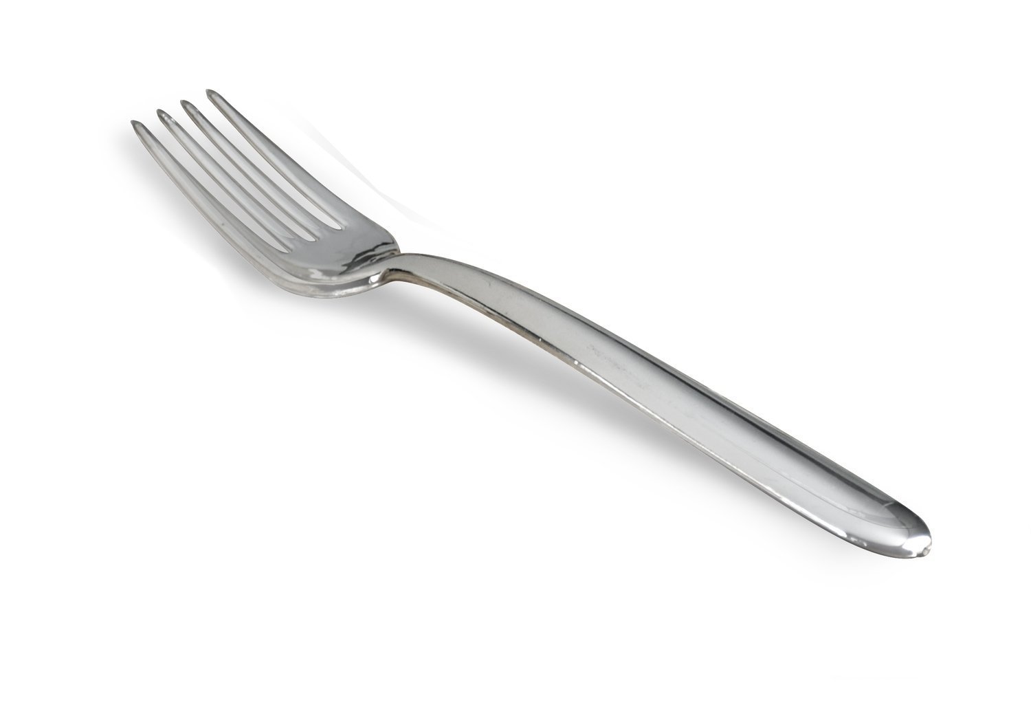 Plastic Heavy Silver Fork  -1 PIECE SAMPLE -