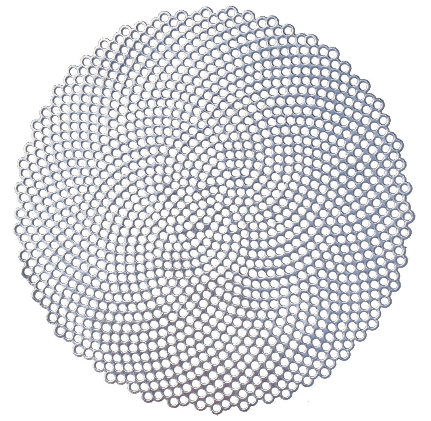 Mosaic Design- Silver - Round Pressed Vinyl Placemat