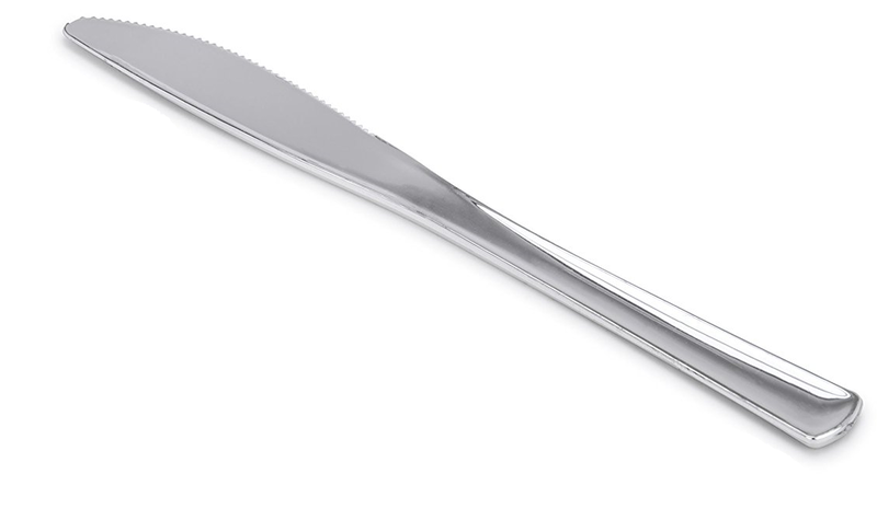 Plastic Silver Knife -1 PIECE SAMPLE -