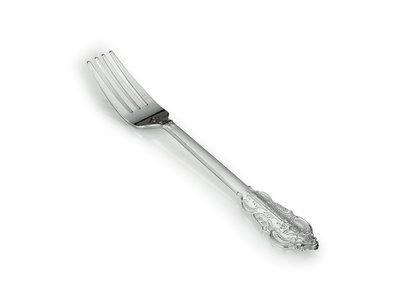 Plastic Vintage Silver Fork