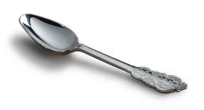 Plastic Vintage Silver Spoon