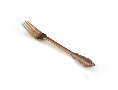 Plastic Vintage Rose Gold Fork