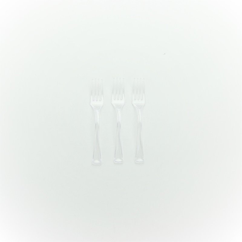 MINI Fork Clear  -1 PIECE SAMPLE -