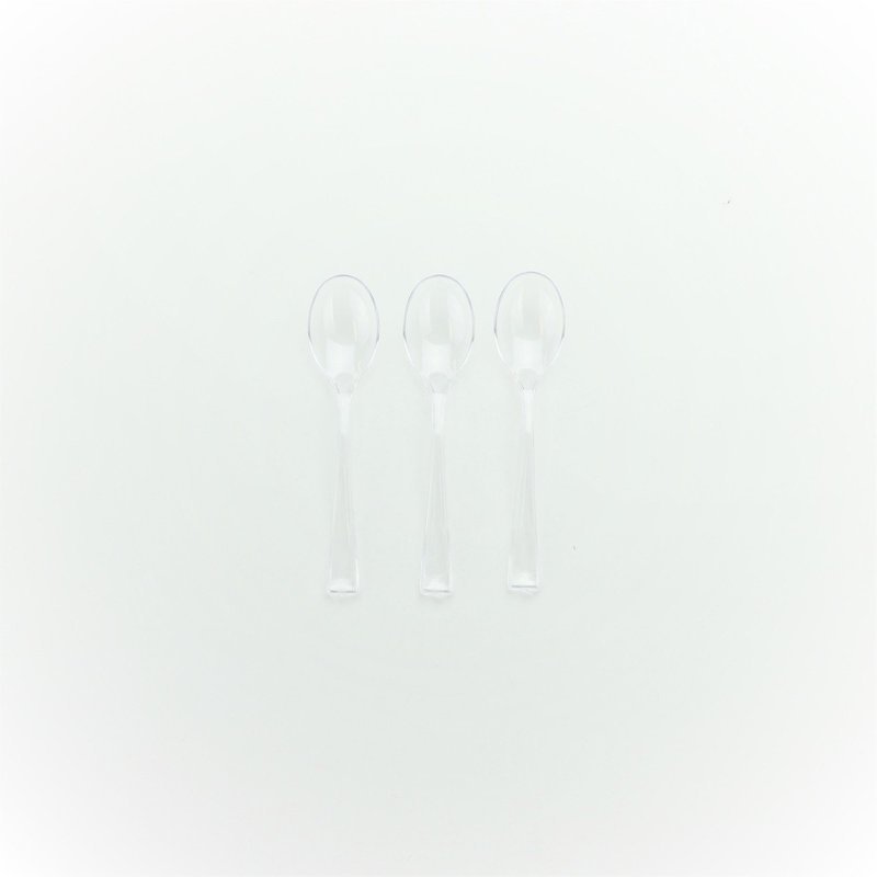 MINI Spoon Clear  -1 PIECE SAMPLE -