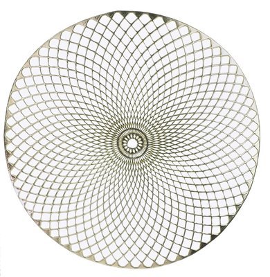 Eclipse Gold Pressed Vinyl Placemat -1 PIECE SAMPLE - Eclipse Gold Pressed Vinyl Placemat -1 PIECE SAMPLE -