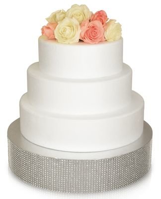 ROUND RHINESTONE CAKE STAND