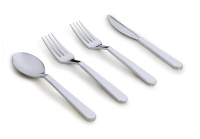 2 COLOR SILVERWARE
