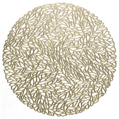 Spring Design - Gold - Round Placemat