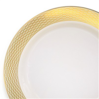 LINEN COLLECTION - WHITE &amp; GOLD -