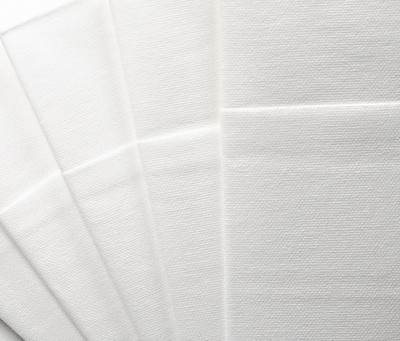Napkin Linen Like Paper - White Prefolded