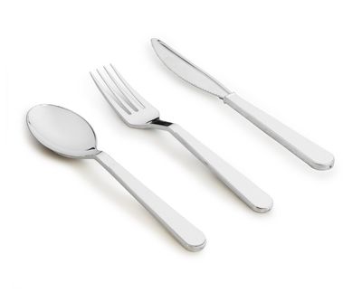 2 COLOR SILVERWARE