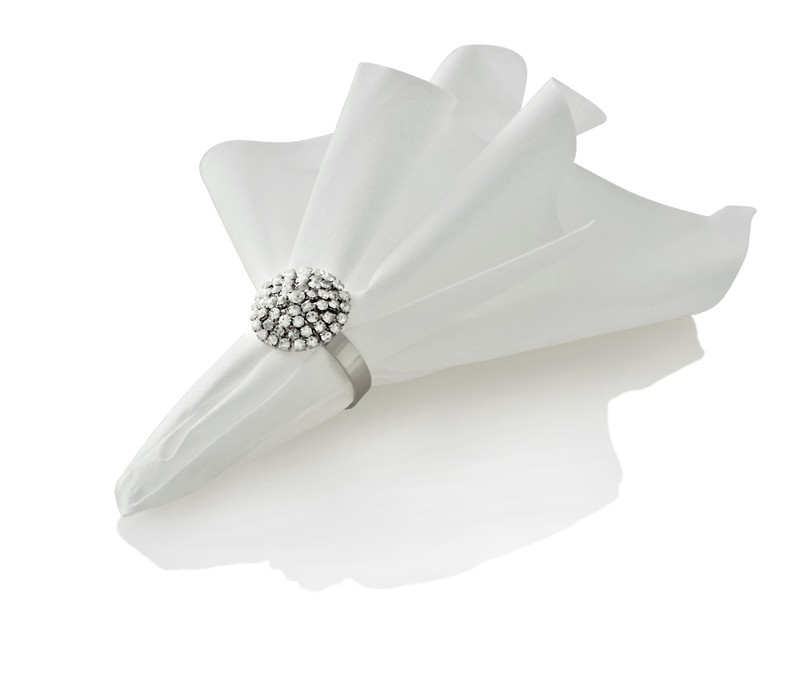 Napkin Linen Like Paper - White