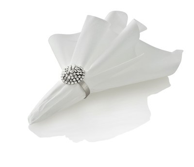 Napkin Linen Like Paper - White